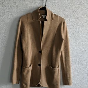 J.Crew tan sweater Blazer